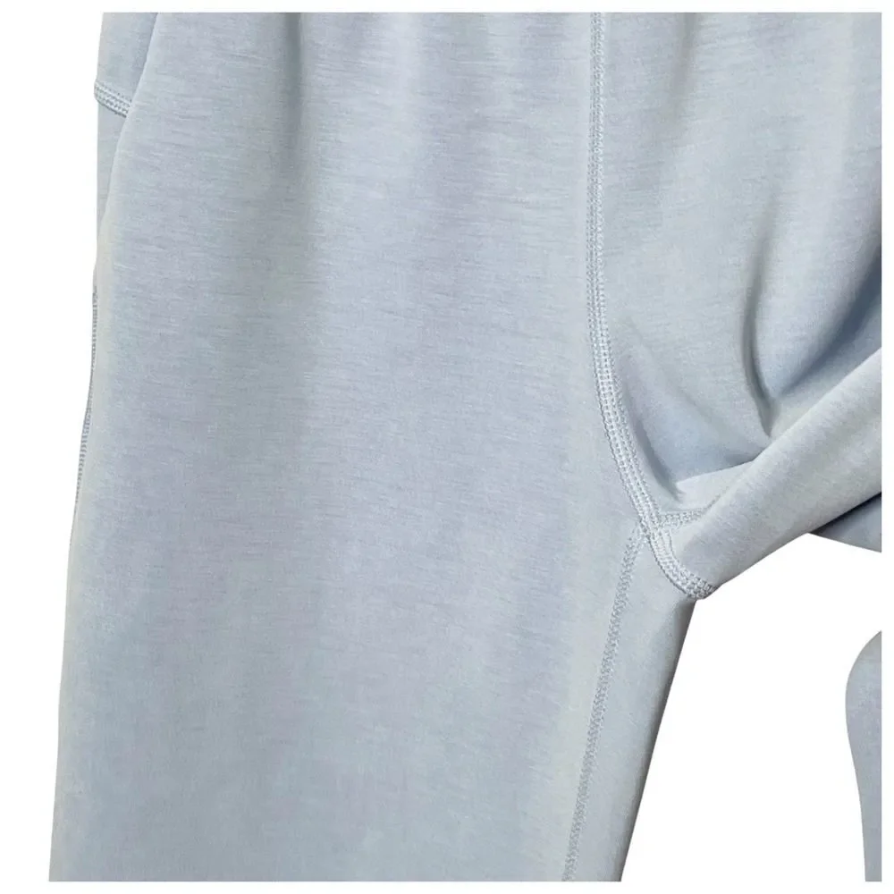 Lululemon Softstreme High Rise Pant Regular Women's 2 Blue‎ Linen Travel